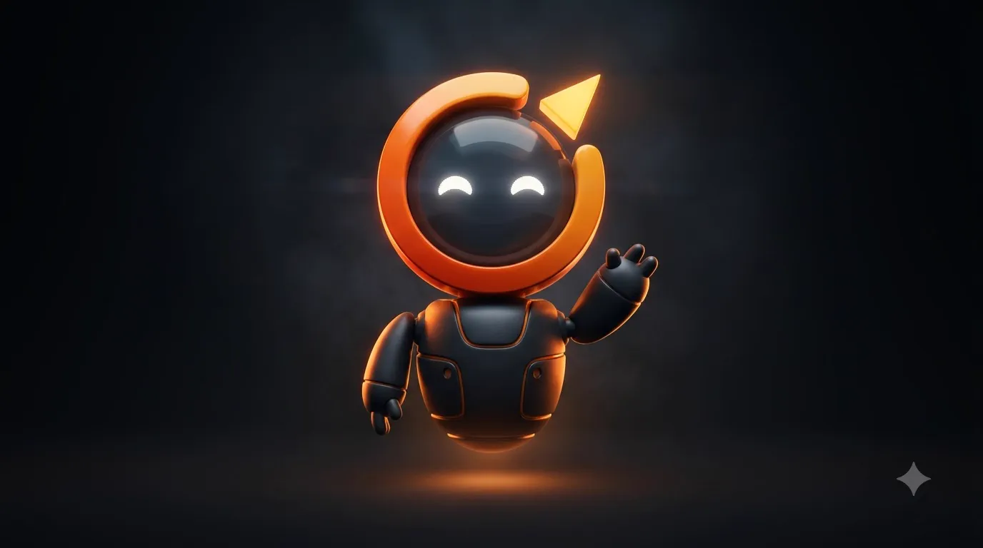 Zero, the 0todeploy robot mascot, waving hello
